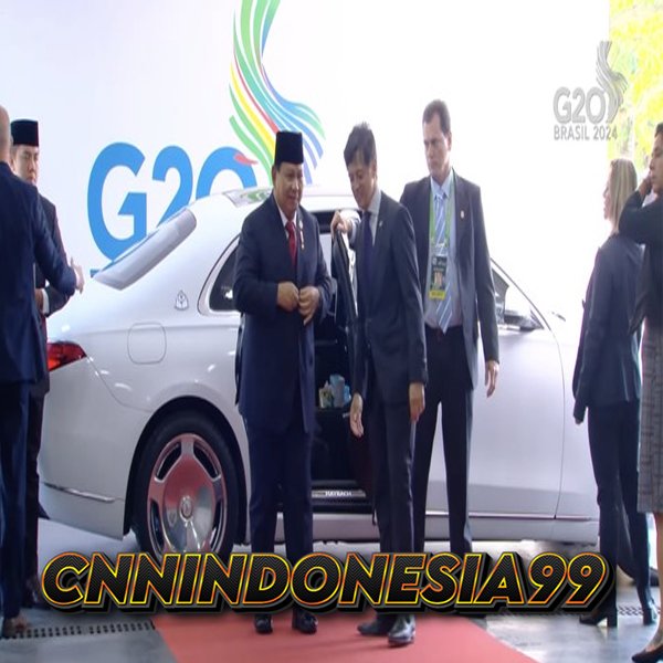 Mobil Mewah Putih Presiden Prabowo di KTT G20 Brasil